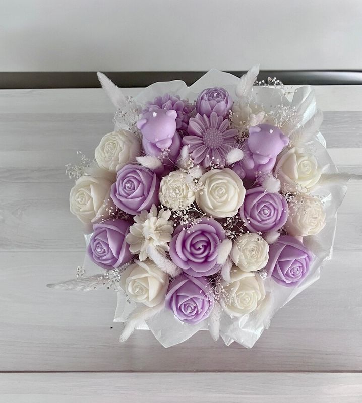 FLOWER BOX L - LILA