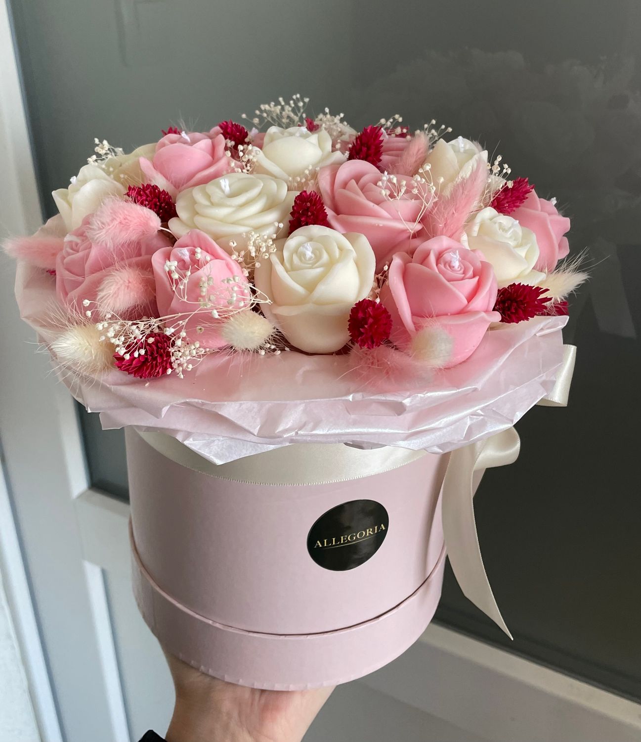 FLOWER BOX L - PINK