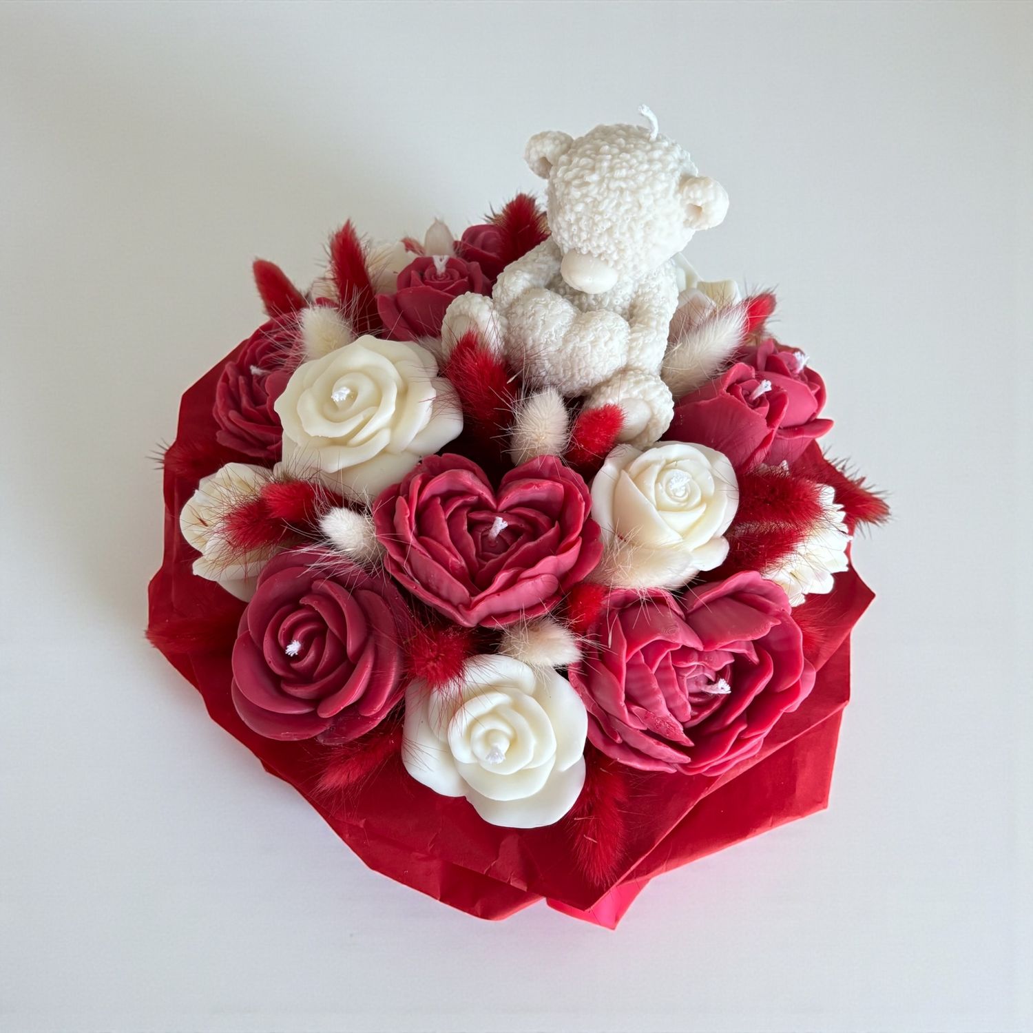 FLOWER BOX L - RED VELVET