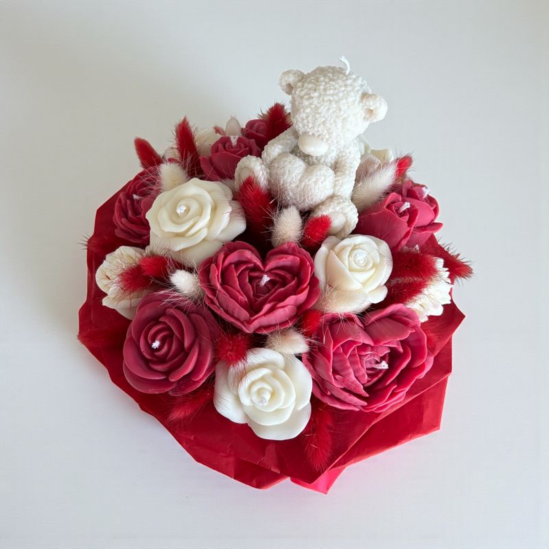 FLOWER BOX L - RED VELVET