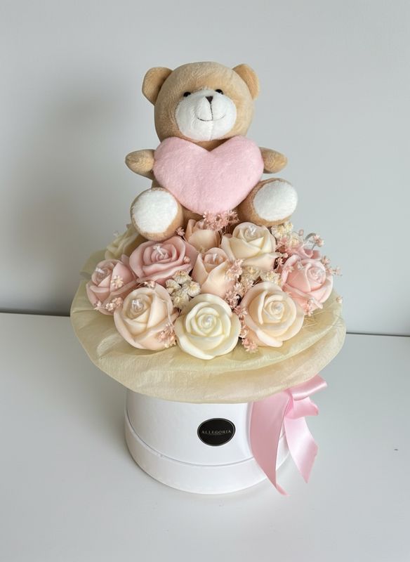 FLORE BOX M - PASTEL ROSE