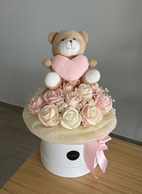 FLOVER BOX M - PASTEL ROSE