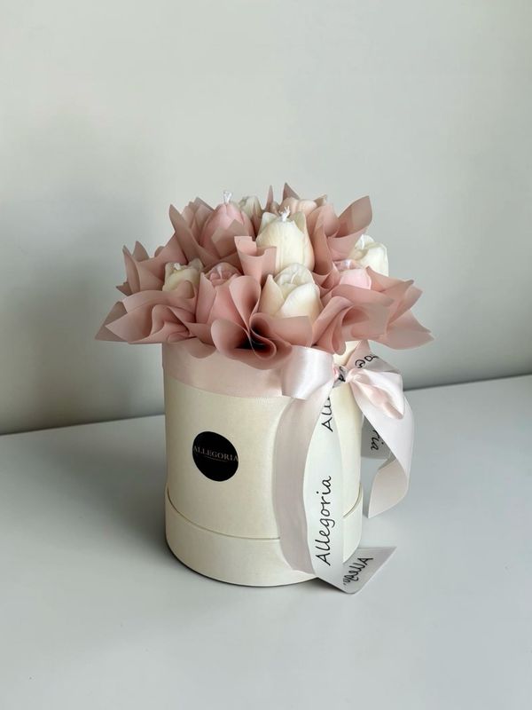 FLOWER BOX S -BELLA BLUSH FLOWER BOX S -BELLA BLUSH