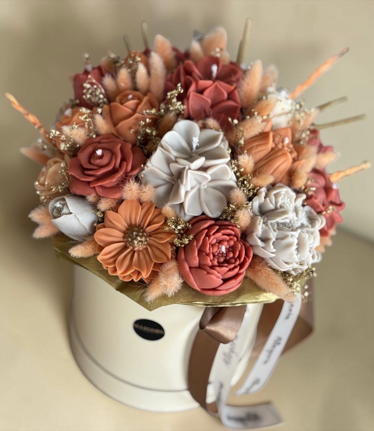 FLOWER BOX L - DORATO
