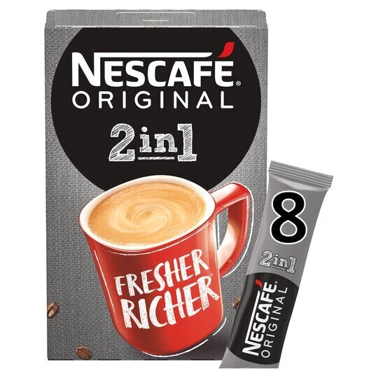 Nescafe Original 2 In 1 8 Pack 80G
