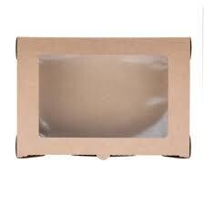 Fiesta Compostable Salad Boxes with PLA Windows 1200ml (Pack of 200)