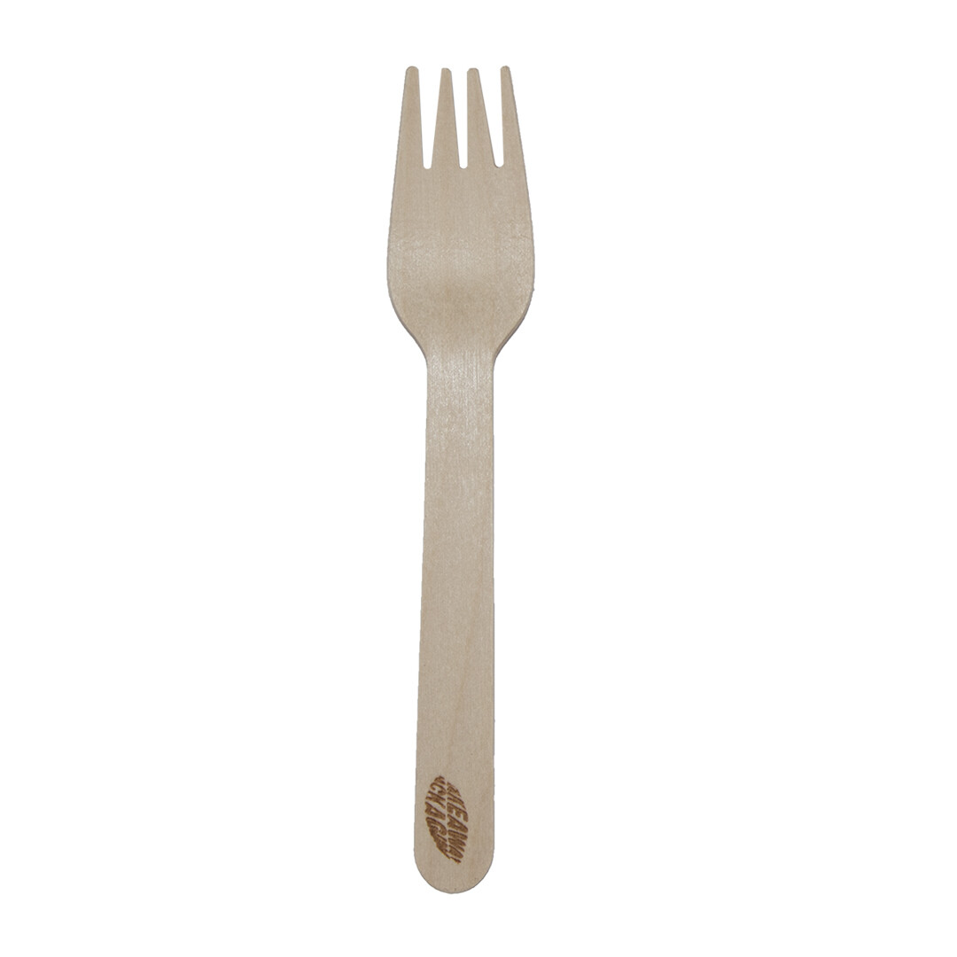 16cm Wooden Fork | Compostable Cutlery | Qty: 1,000