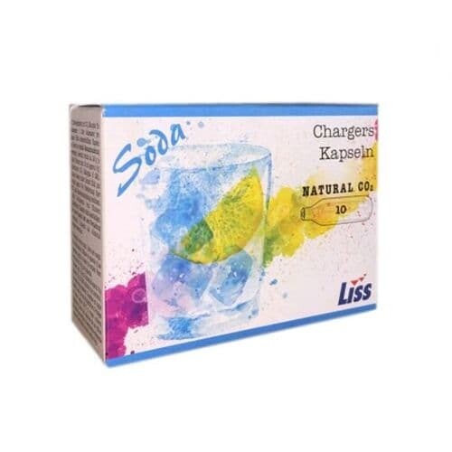 10 Liss 8g CO2 Cartridges Pack