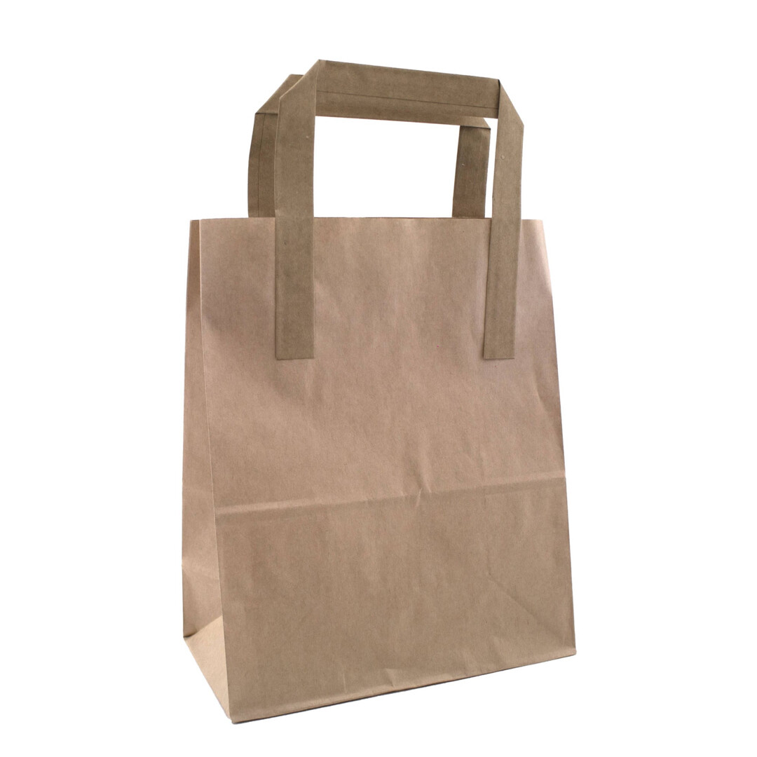 Small (7×9″) Kraft SOS Paper Bag | Compostable | Qty: 250