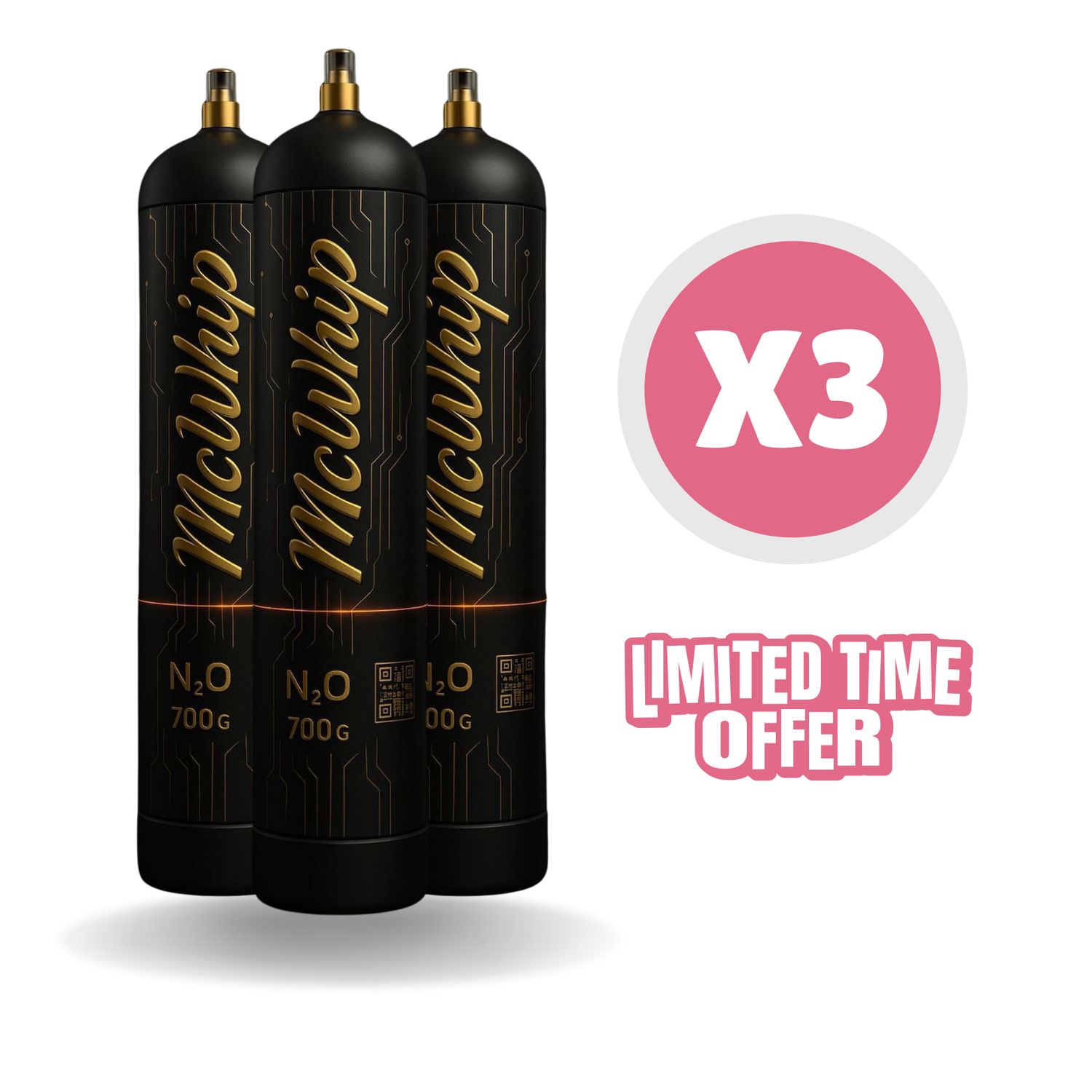 3 Black Editions 700g