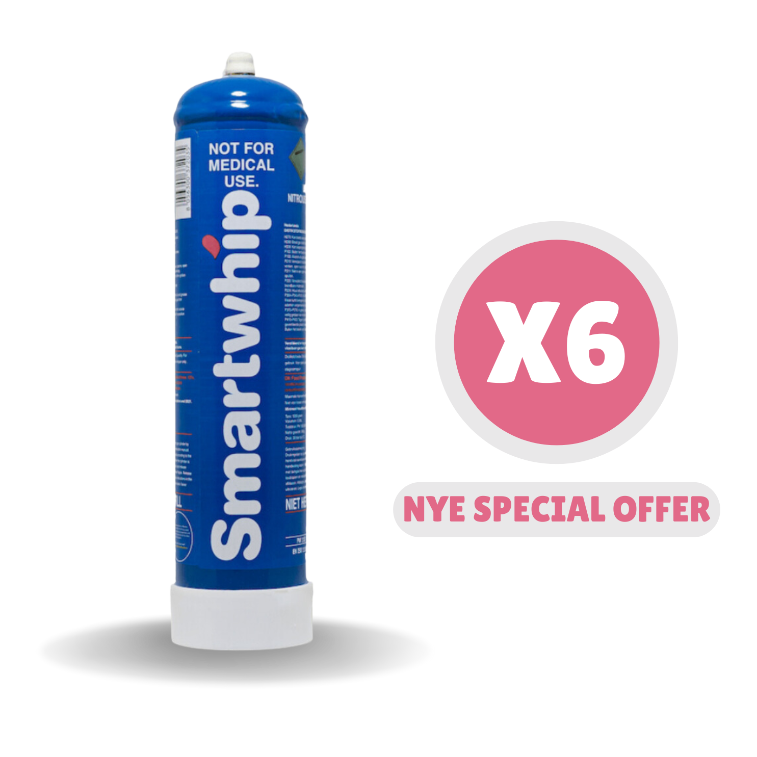 6 Smartwhips Tanks - Pre Order Special Offer