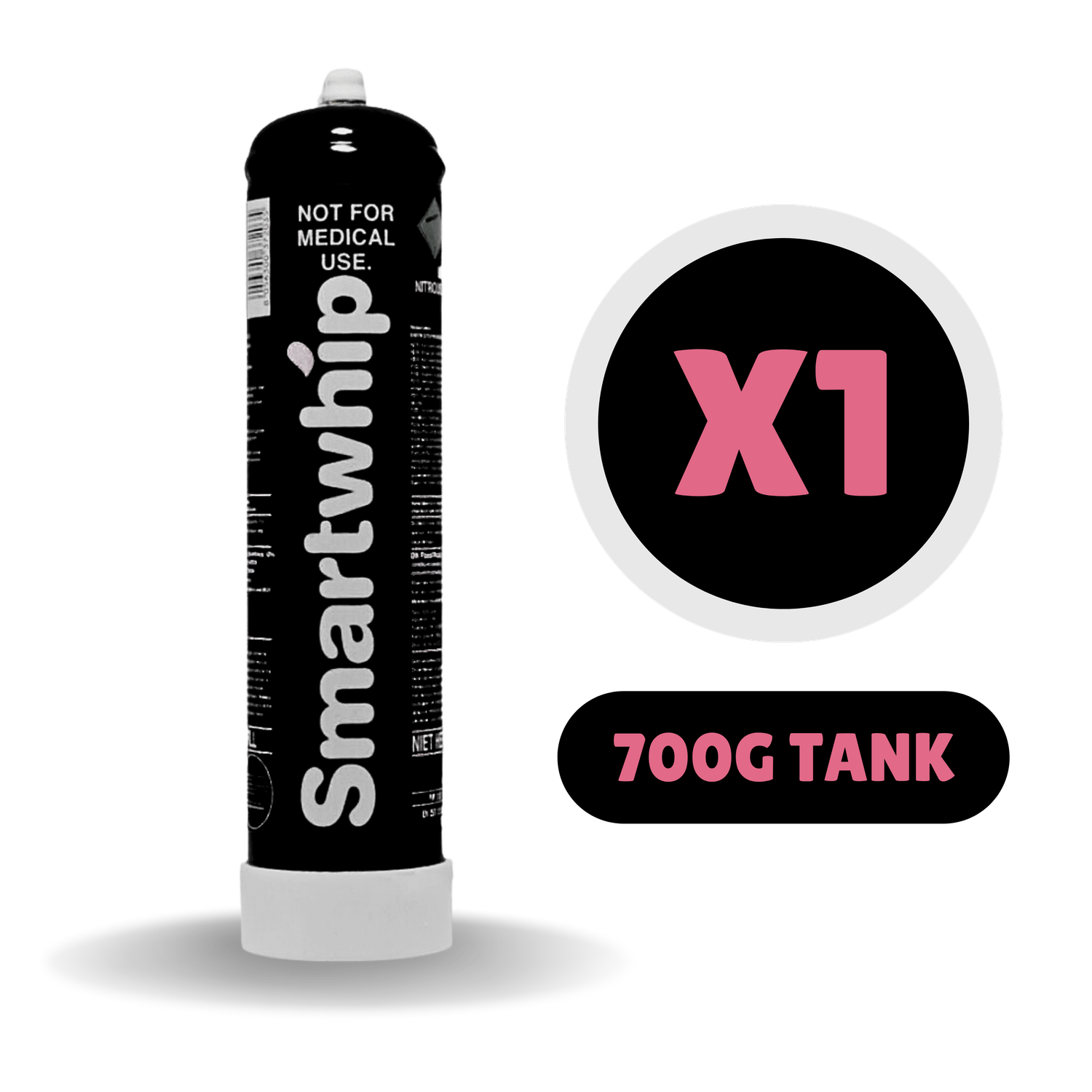 1 Smartwhip Tank - 700g Black Edition