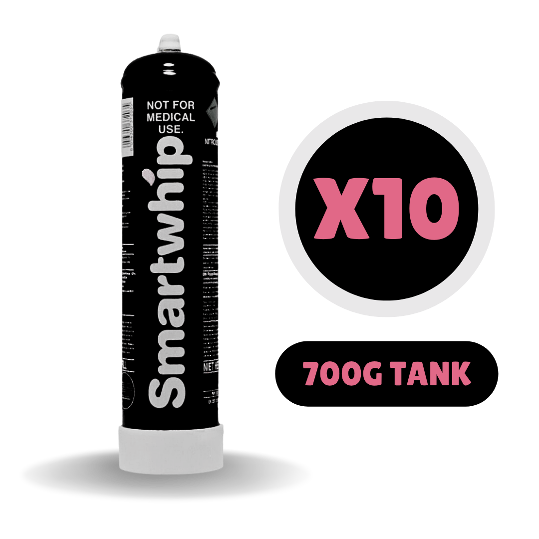 10 Smartwhip Tanks - 700g Black Edition