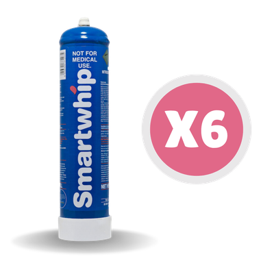 6 Smartwhip Tanks