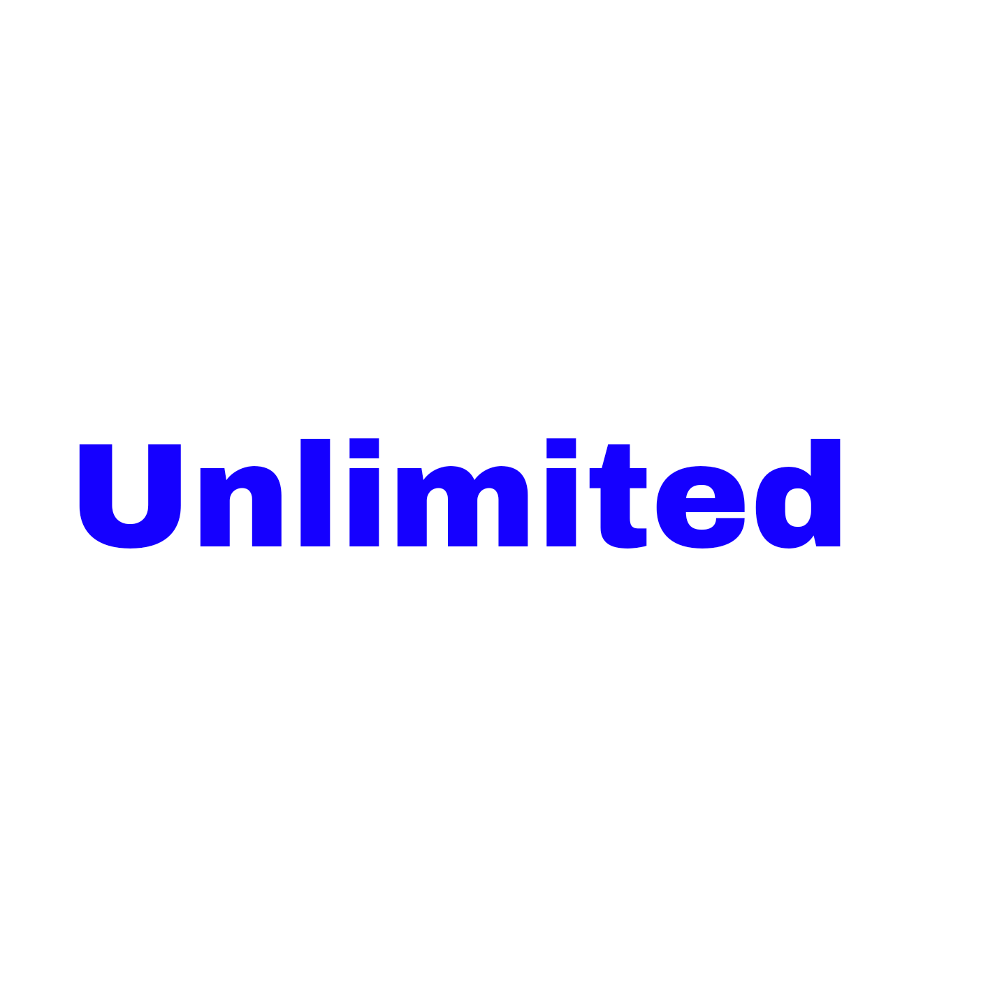 Unlimited data