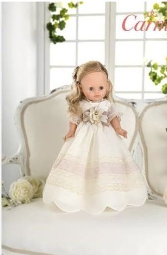 Muñeca de Comunión Carmy a juego con vestido