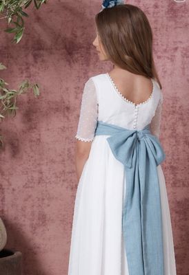 Vestido de Comunion Grace Flor de C