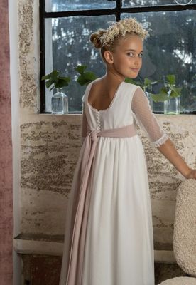 Vestido de Comunion Carlota Flor de C