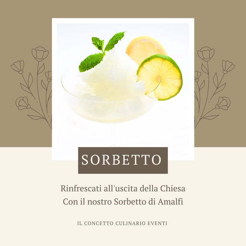Sorbetto di Amalfi dopo il Si
