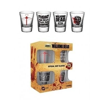 THE WALKING DEAD - Shot Glass - Symbols