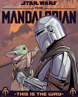 THE MANDALORIAN - Hello Little One - Mini Poster 40x50cm