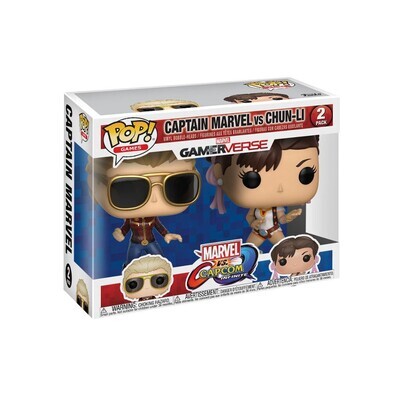 MARVEL Vs CAPCOM - POP 2-Pack - Captain Marvel Vs Chun-Li