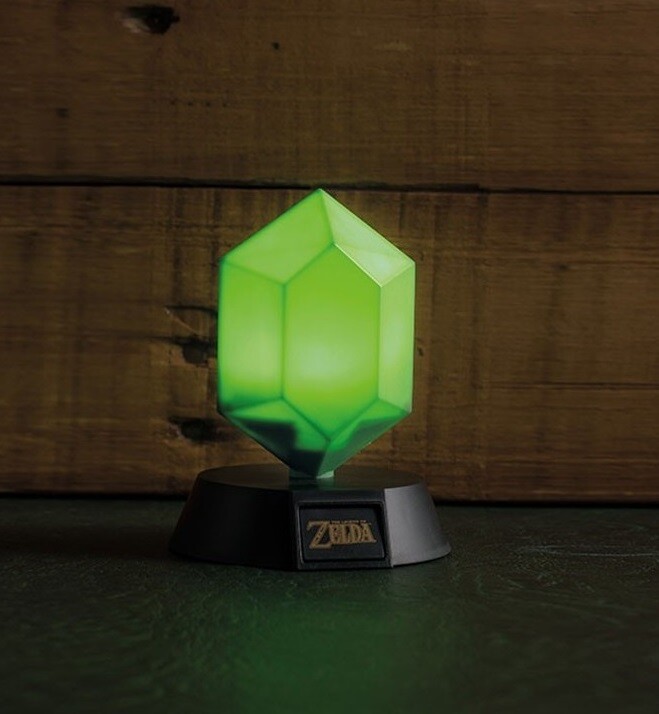 ZELDA - Green Rupee 3D Mini Light - 10cm