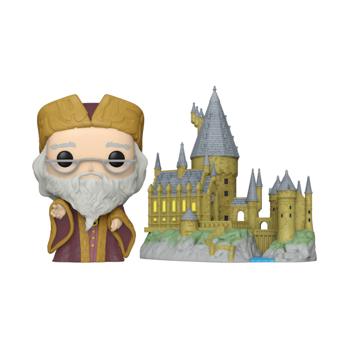 HARRY POTTER Anniversary - POP TOWN N° 27 - Dumbledore w/ Hogwarts