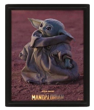 STAR WARS - The Mandalorian Grogu - Poster lenticulaire 3D