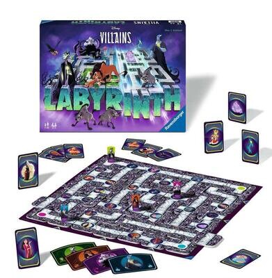 DISNEY - Villains - Jeu de Plateau Labyrinth