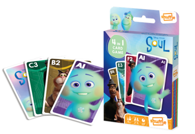DISNEY SOUL - Jeu de cartes 4 en 1