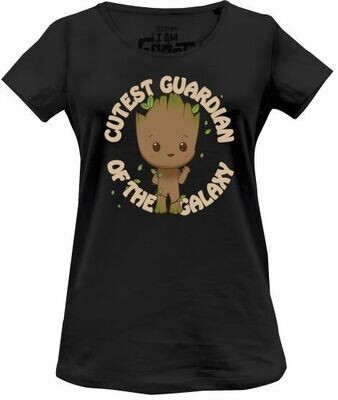 MARVEL - Groot Cutest Guardians Of The Galaxy - T-Shirt Femme