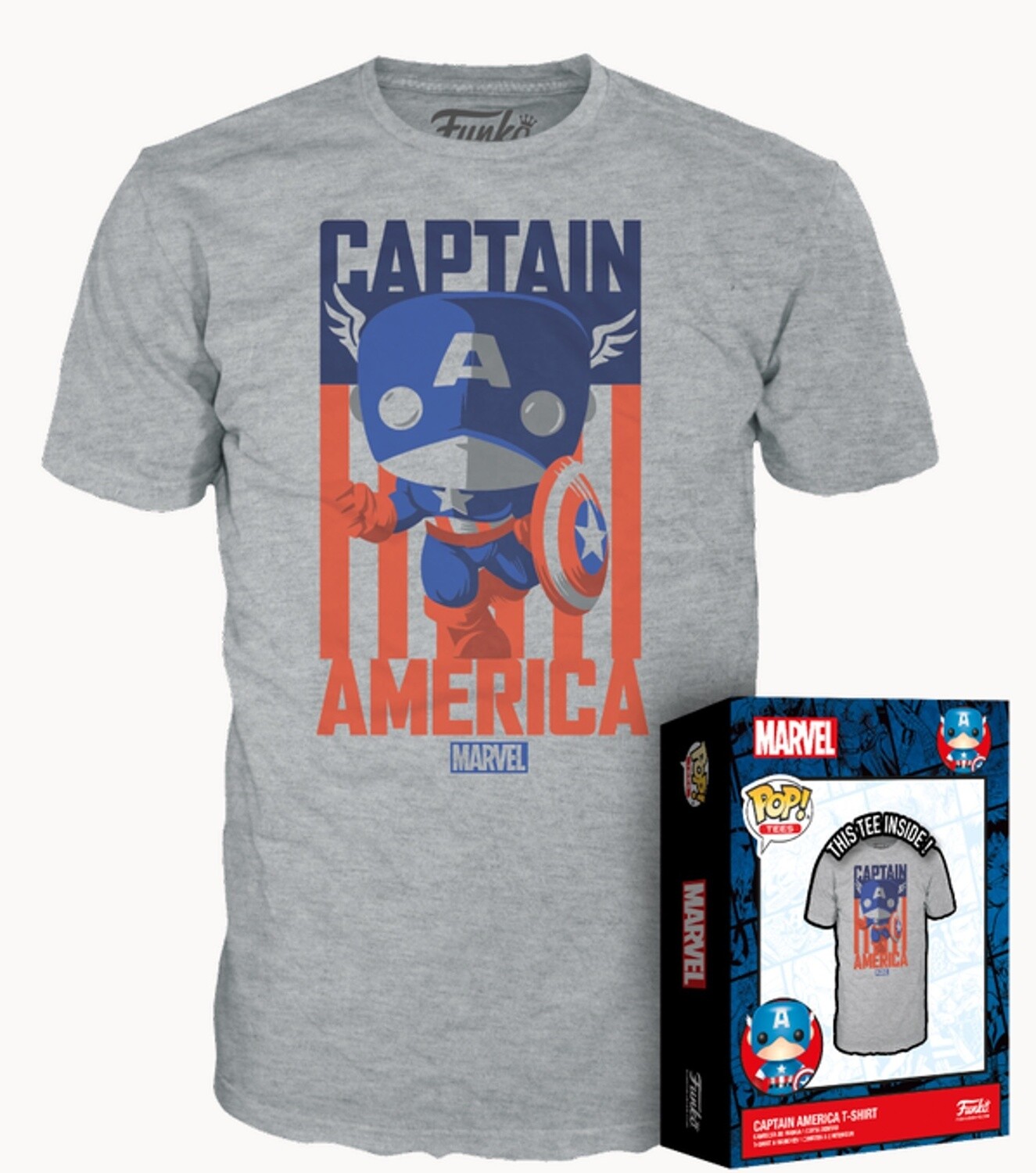 MARVEL - Captain America - T-Shirt POP