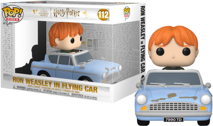 HARRY POTTER - POP Ride SDLX N° 112 - 20ème Anniv. - Ron avec voiture