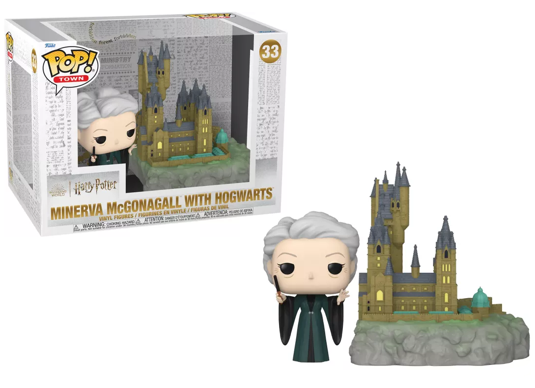 HARRY POTTER - POP TOWN N° 33 - 20ème Anniv. - Minerva avec Poudlard
