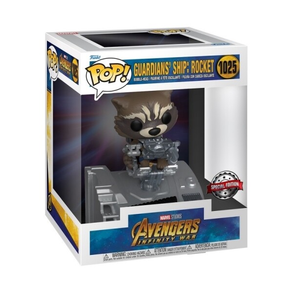 Les Gardiens de la Galaxie POP! Deluxe Vinyl figurine Rocket 9 cm