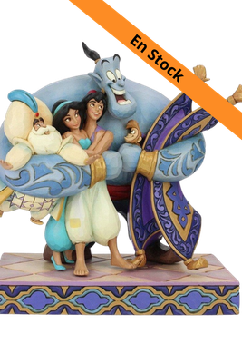 DISNEY - Aladdin - Câlin de Groupe - Statuette 20cm