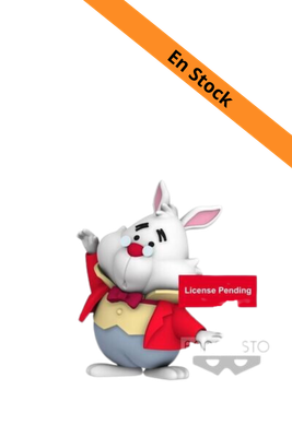 ALICE - Fluffy Puffy - White Rabbit - 3.5cm