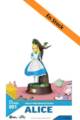 DISNEY - Alice - Statuette Mini Diorama 10cm