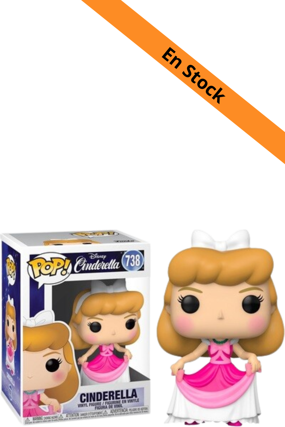 DISNEY - Cendrillon - POP N° 738 - Cendrillon en Robe Rose