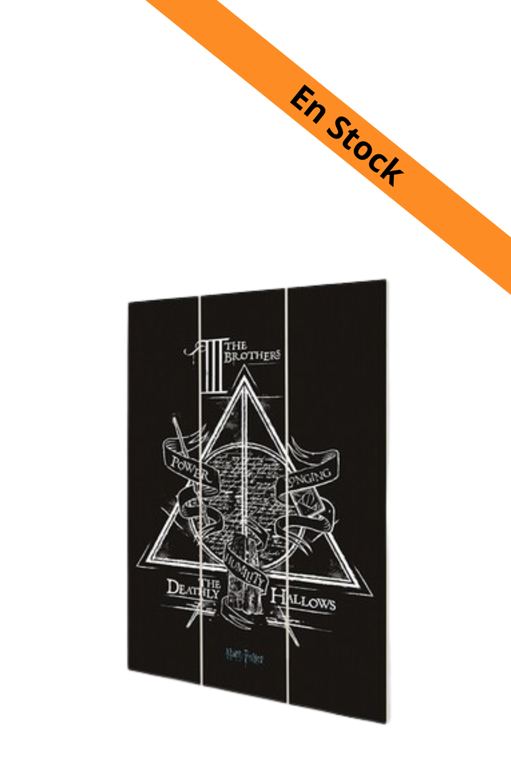 HARRY POTTER - Deathly Hallows - Impression sur bois 20x29.5