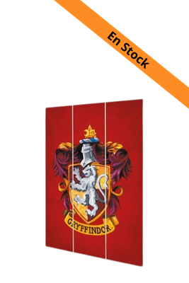 HARRY POTTER - Gryffindor Crest - Impression sur bois 20x29.5
