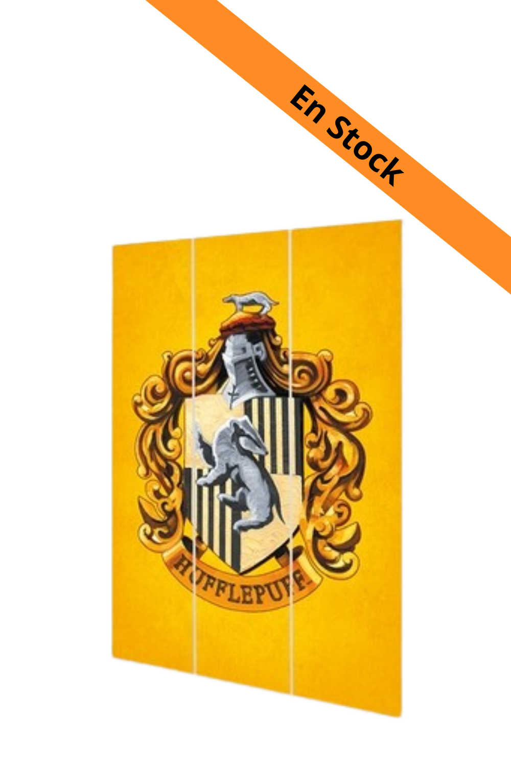 HARRY POTTER - Hufflepuff Crest - Impression sur bois 20x29.5