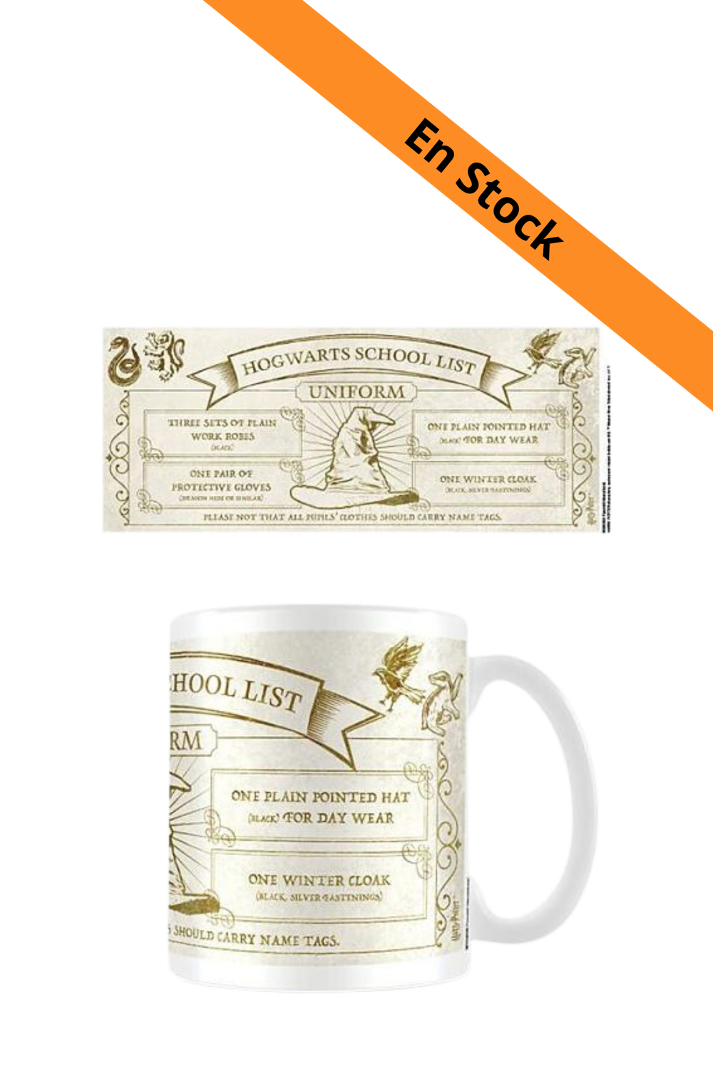 HARRY POTTER - Mug - 300 ml - Hogwarts School List Uniform