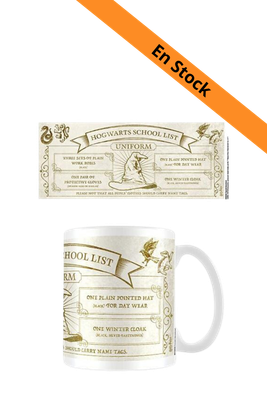 HARRY POTTER - Mug - 300 ml - Hogwarts School List Uniform