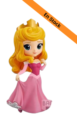 DISNEY - Q Posket Princess Aurora Pink Dress - 14cm