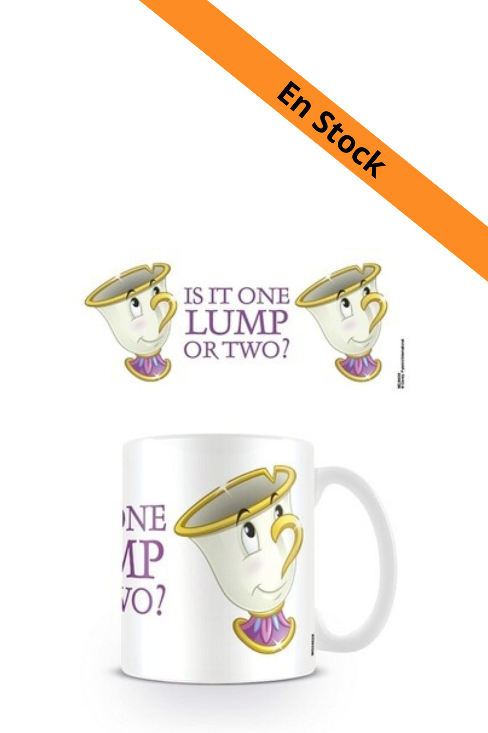 DISNEY - Mug - 300 ml - Beauty and the Beast - Chip One Lump or Two