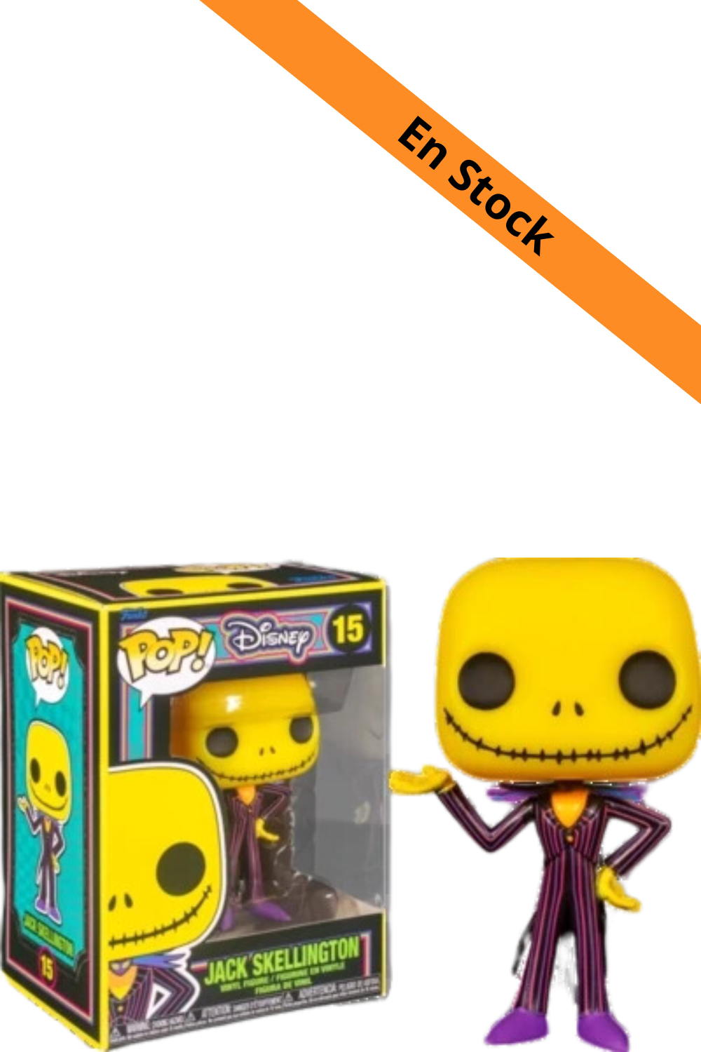 NIGHTMARE BEFORE CHRISMAS - POP N° 15 - Blacklight - Jack
