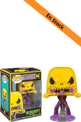 NIGHTMARE BEFORE CHRISTMAS - POP N° 808 - Scary Face Jack BLKLT