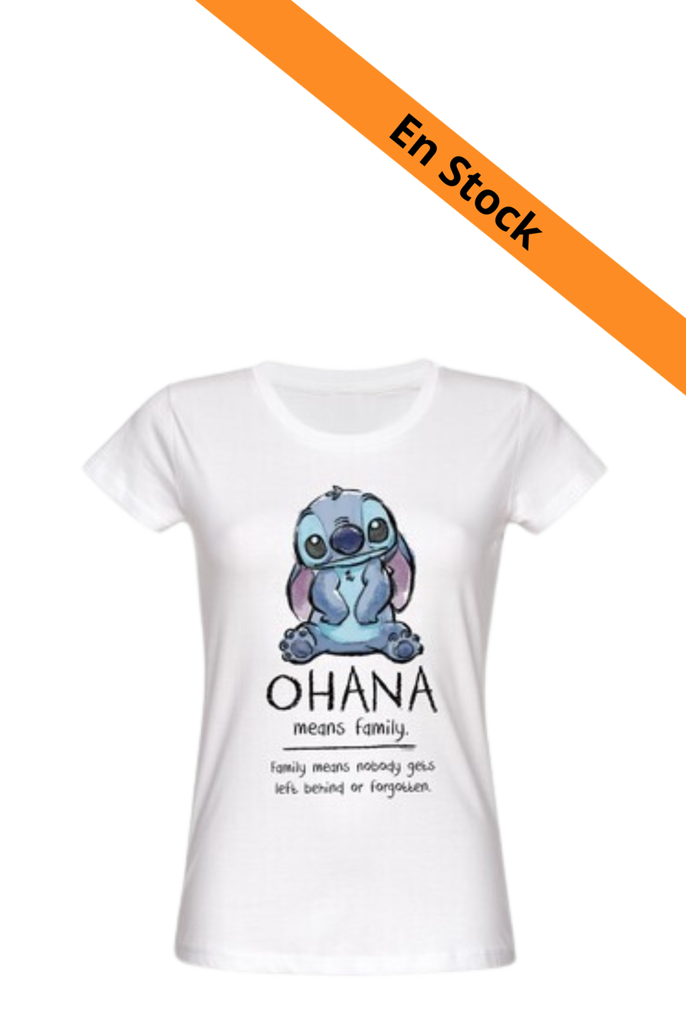 DISNEY - T-Shirt Stitch Ohana Means Family - GIRL